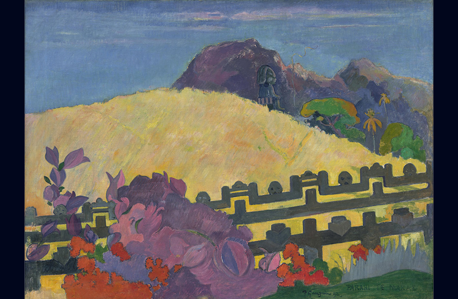Paul Gauguin, Parahi te marae (The sacred mountain), 1892, Philadelphia Museum of Art, gift of Mr and Mrs Rodolphe Meyer de Schauensee 1980 (courtesy of National Gallery of Australia)